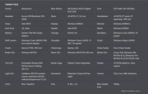 Cilo Tanay HX2 Full-Suspension Trail Rider eMTB